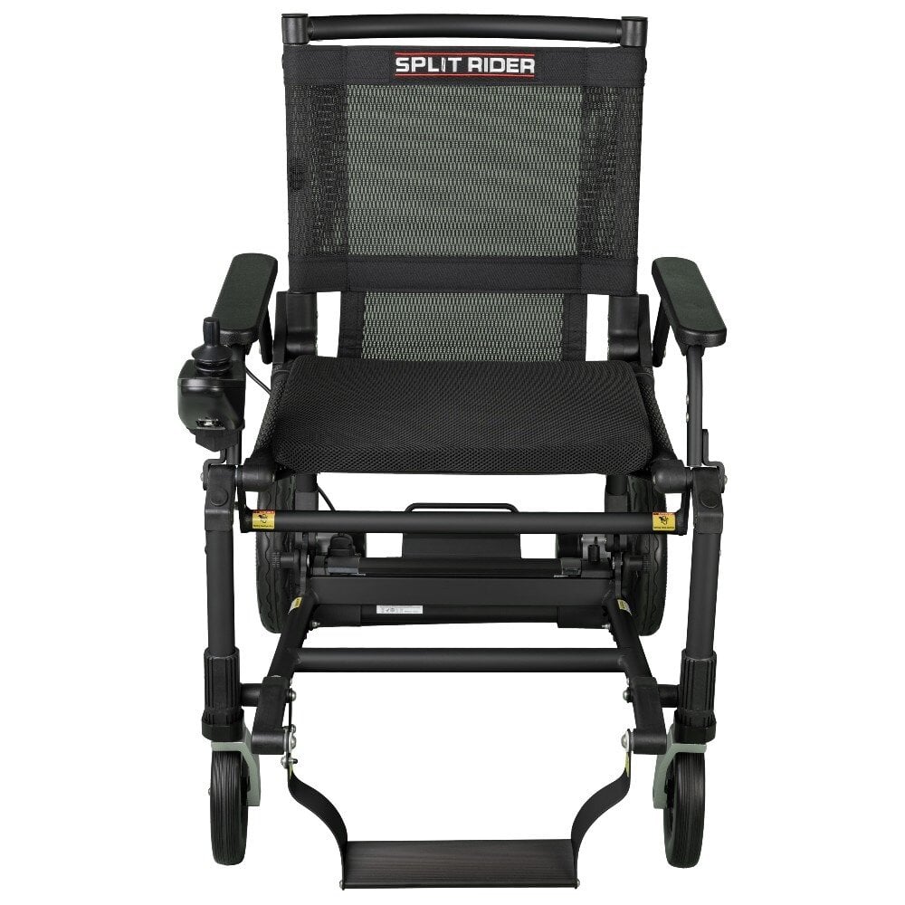 e-Ability SplitRider Ultra Light elektrische rolstoel opvouwbaar- Zwart