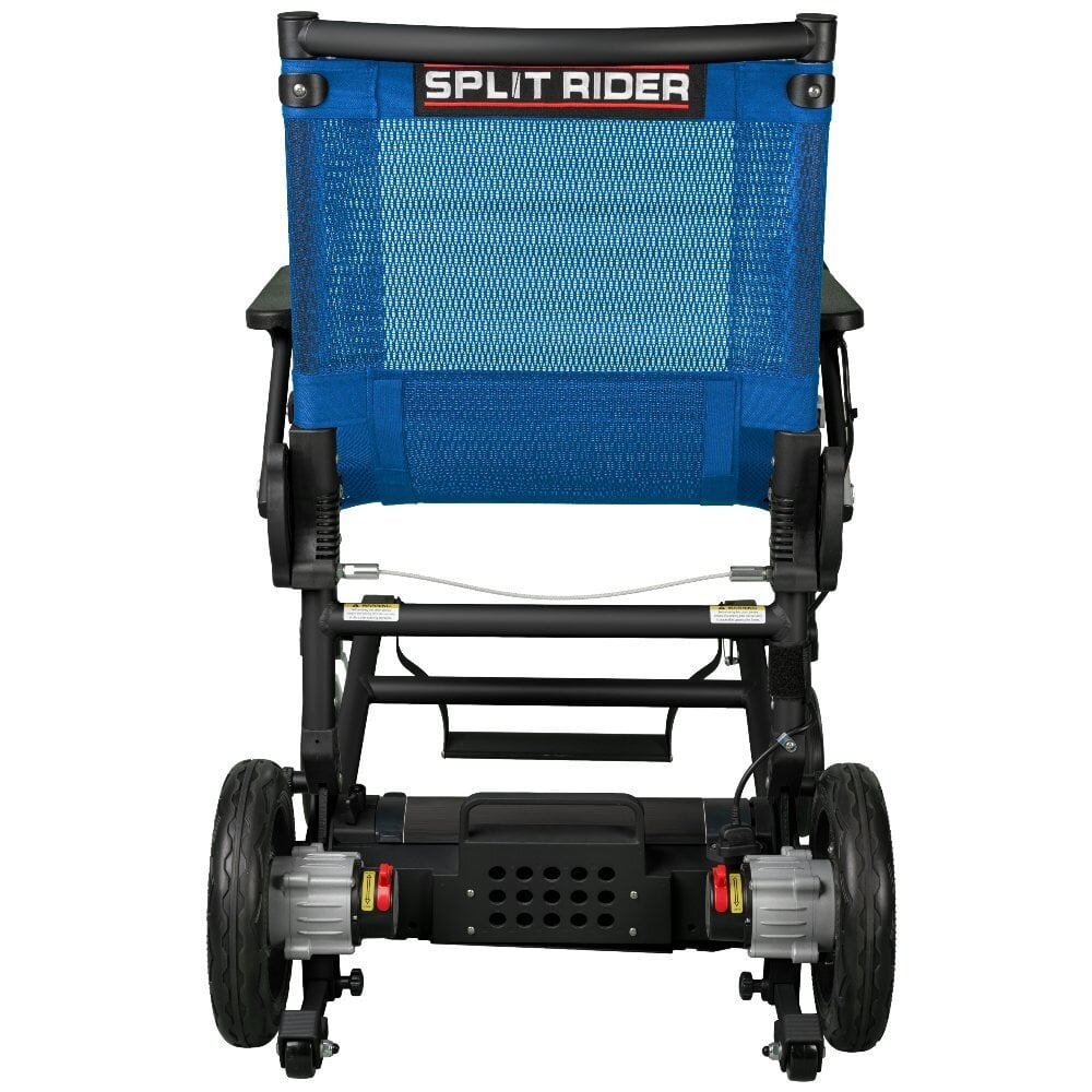 e-Ability SplitRider Ultra Light elektrische rolstoel opvouwbaar- Blauw