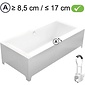 MultiMotion Badrand greep wit met brede antislip greep