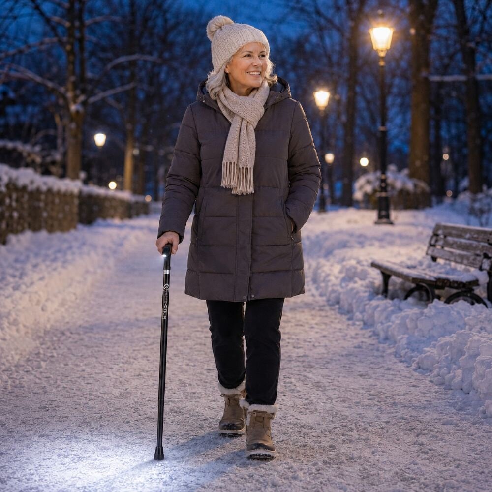 MultiMotion MultiMotion wandelstok met verwarmd handvat en ledlampje