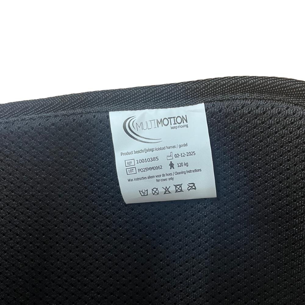 MultiMotion MultiMotion rolstoel positioneringsgordel met kruisband