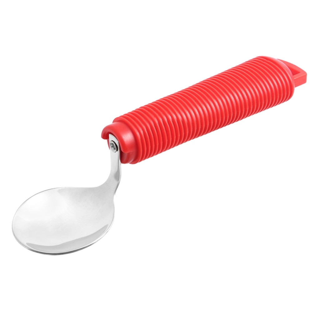 MultiMotion Meebewegende lepel met verdikt handvat, rood