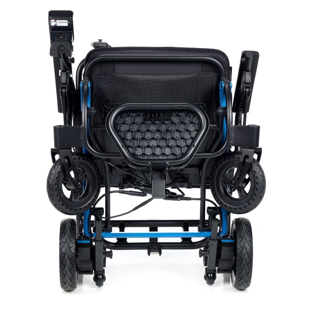 Motion Healthcare Electron lichtgewicht opvouwbare elektrische rolstoel  - Blauw