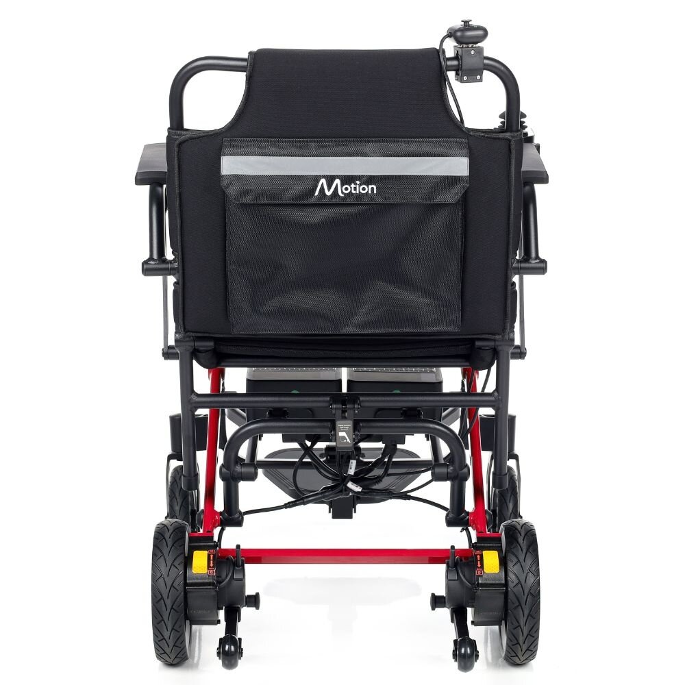Motion Healthcare Electron lichtgewicht opvouwbare elektrische rolstoel - Rood