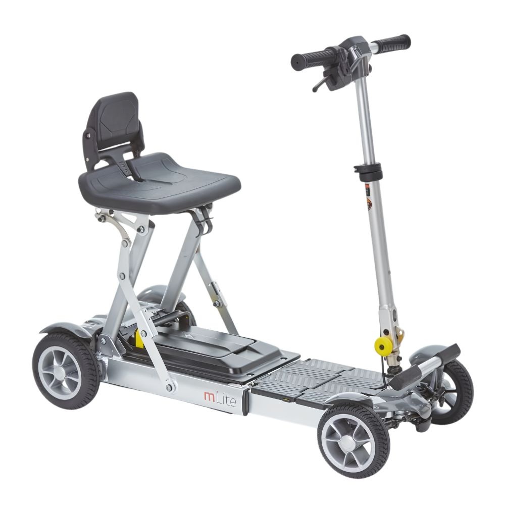 Motion Healthcare mLite lichtgewicht opvouwbare scootmobiel - Grijs