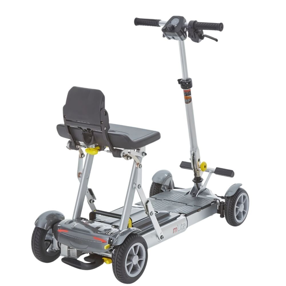 Motion Healthcare mLite lichtgewicht opvouwbare scootmobiel - Grijs