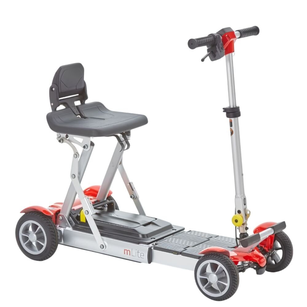 Motion Healthcare mLite lichtgewicht opvouwbare scootmobiel - Rood