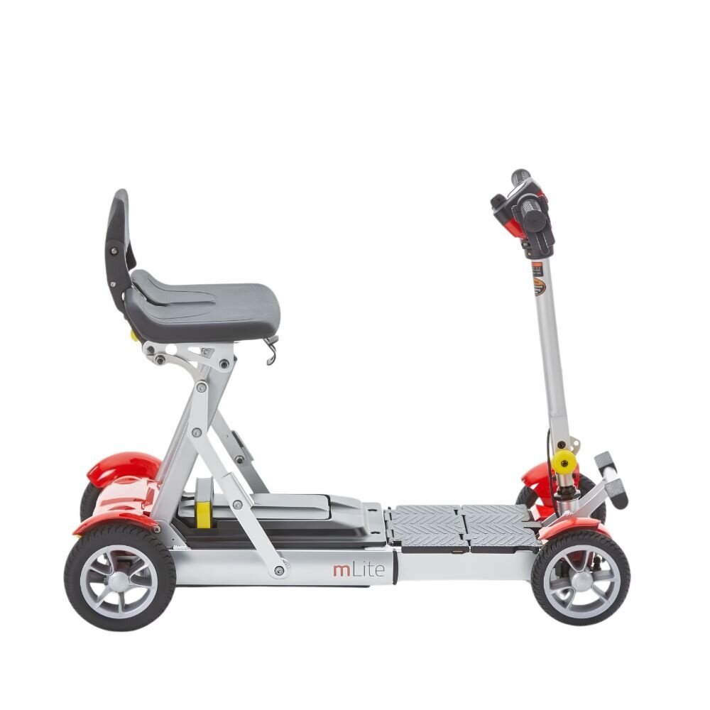 Motion Healthcare mLite lichtgewicht opvouwbare scootmobiel - Rood