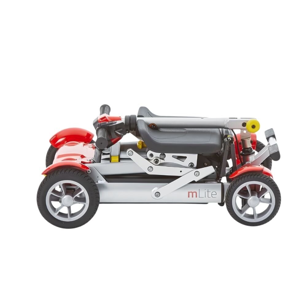 Motion Healthcare mLite lichtgewicht opvouwbare scootmobiel - Rood