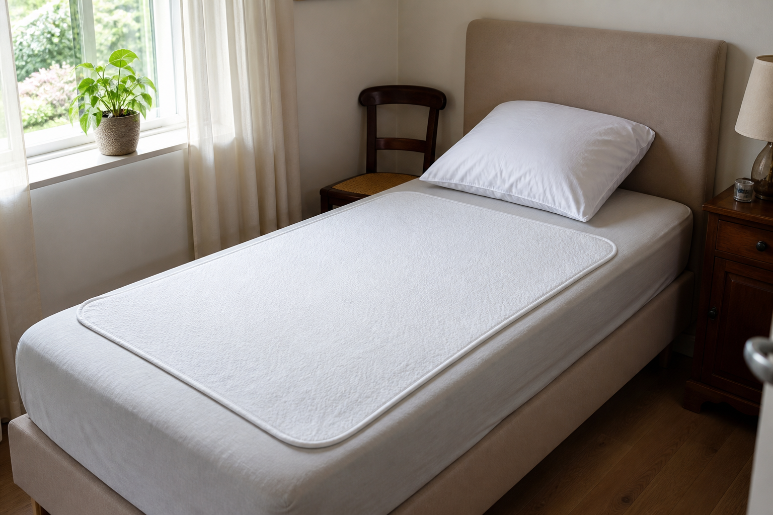 Incontinentiemateriaal voor het beschermen van bed en matras