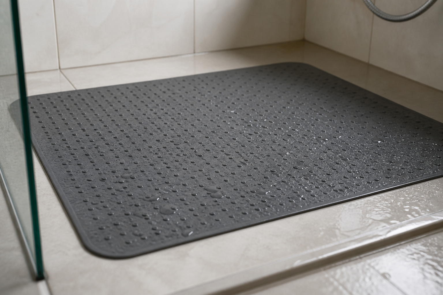 Antislipmat in de douche voor extra grip