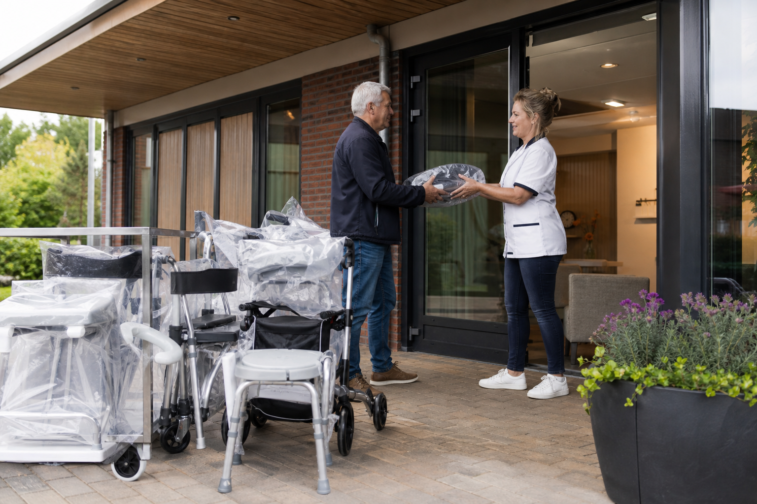 Zakelijke levering van medische hulpmiddelen aan een zorgorganisatie