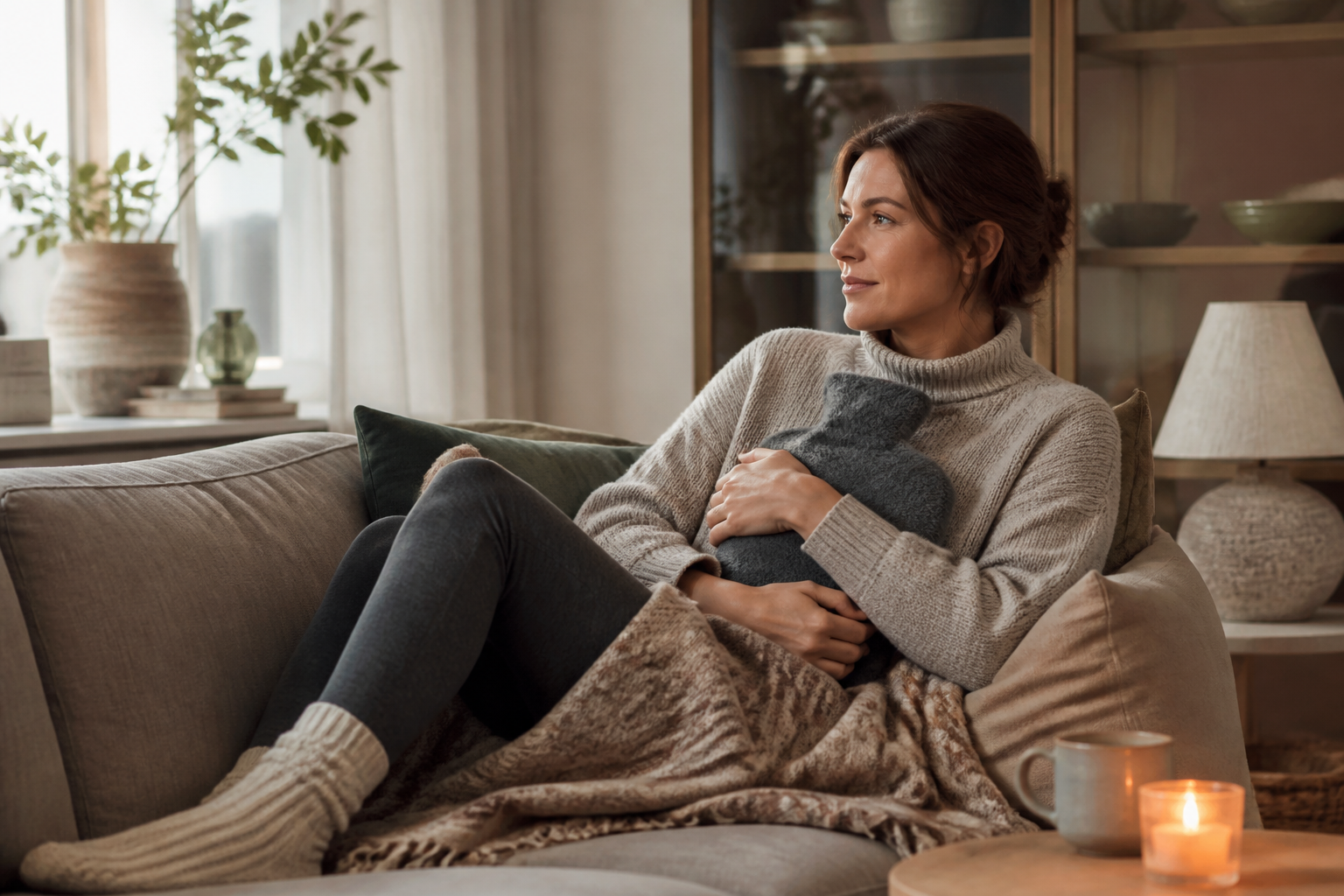 Warmwaterkruik gebruiken in huis