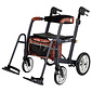 Uplivin Uplivin Glide 2-in-1 rollator en transportstoel – Zwart