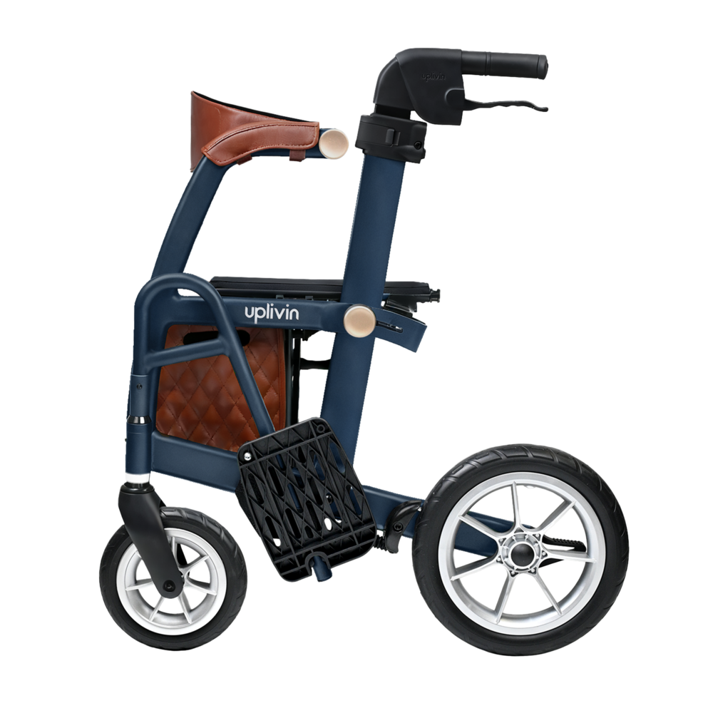 Uplivin Uplivin Glide 2-in-1 rollator en rolstoel – Blauw
