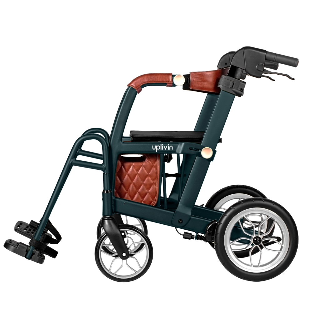 Uplivin Uplivin Glide 2-in-1 rollator en rolstoel – Blauw