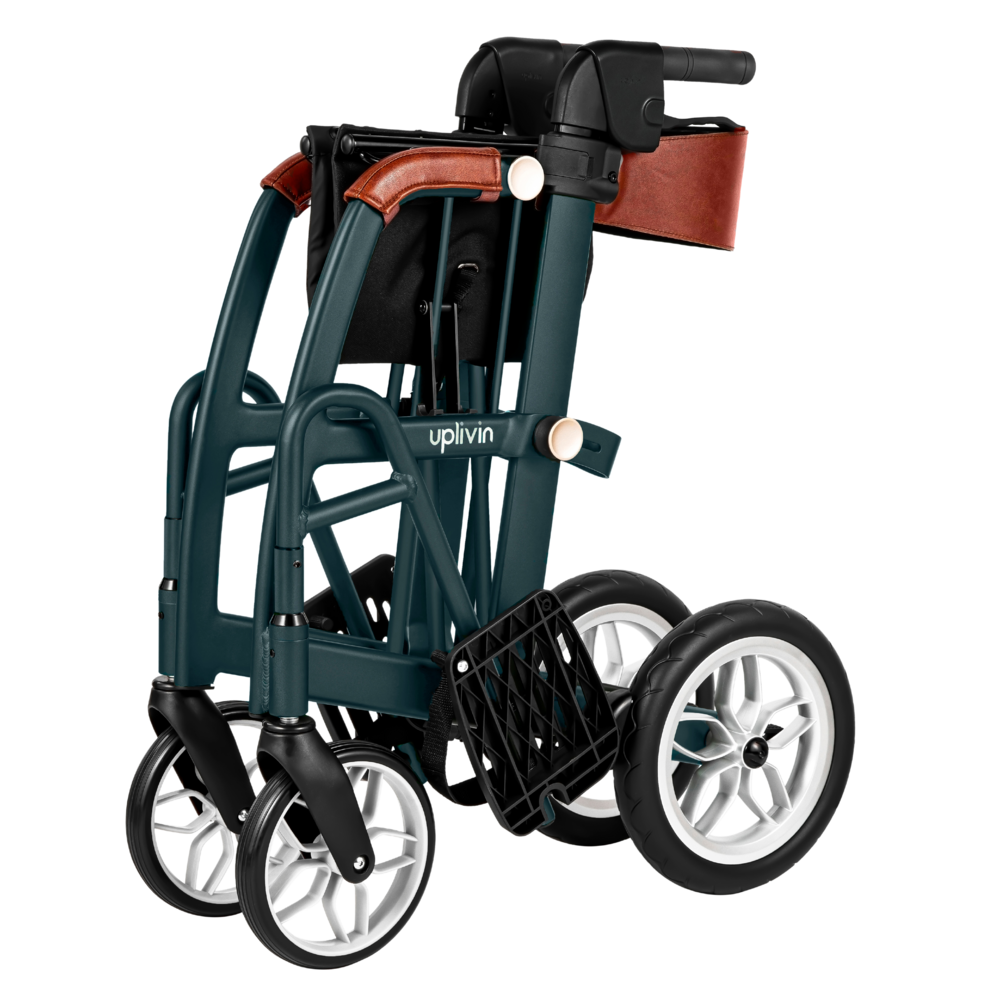 Uplivin Uplivin Glide 2-in-1 rollator en transportstoel – Blauw