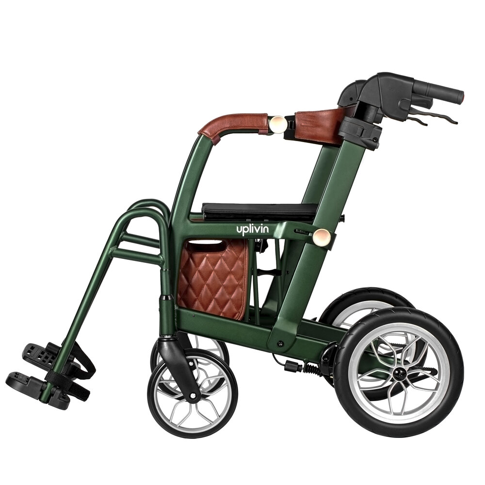 Uplivin Uplivin Glide 2-in-1 rollator en transportstoel – Groen