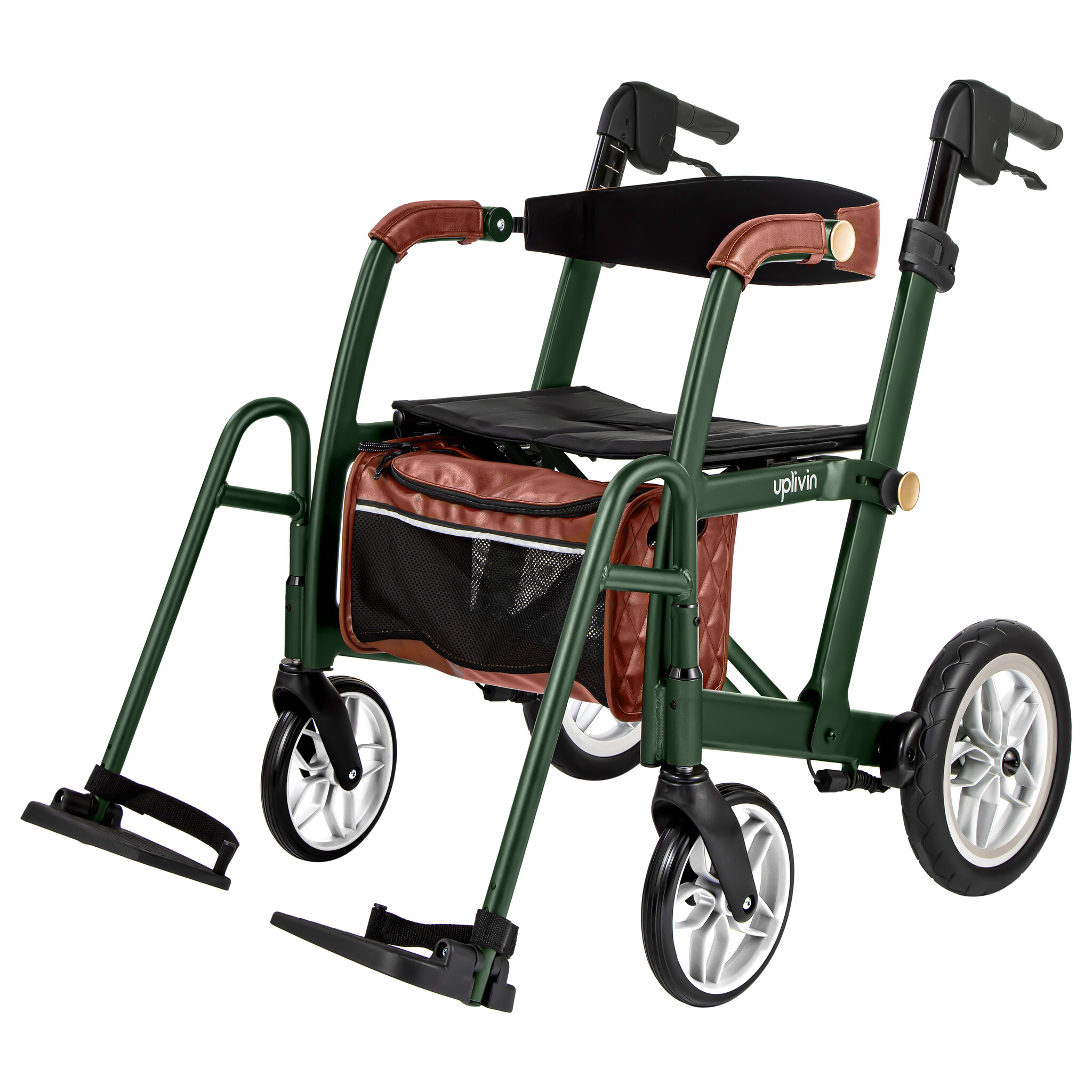 Uplivin Uplivin Glide 2-in-1 rollator en rolstoel – Groen