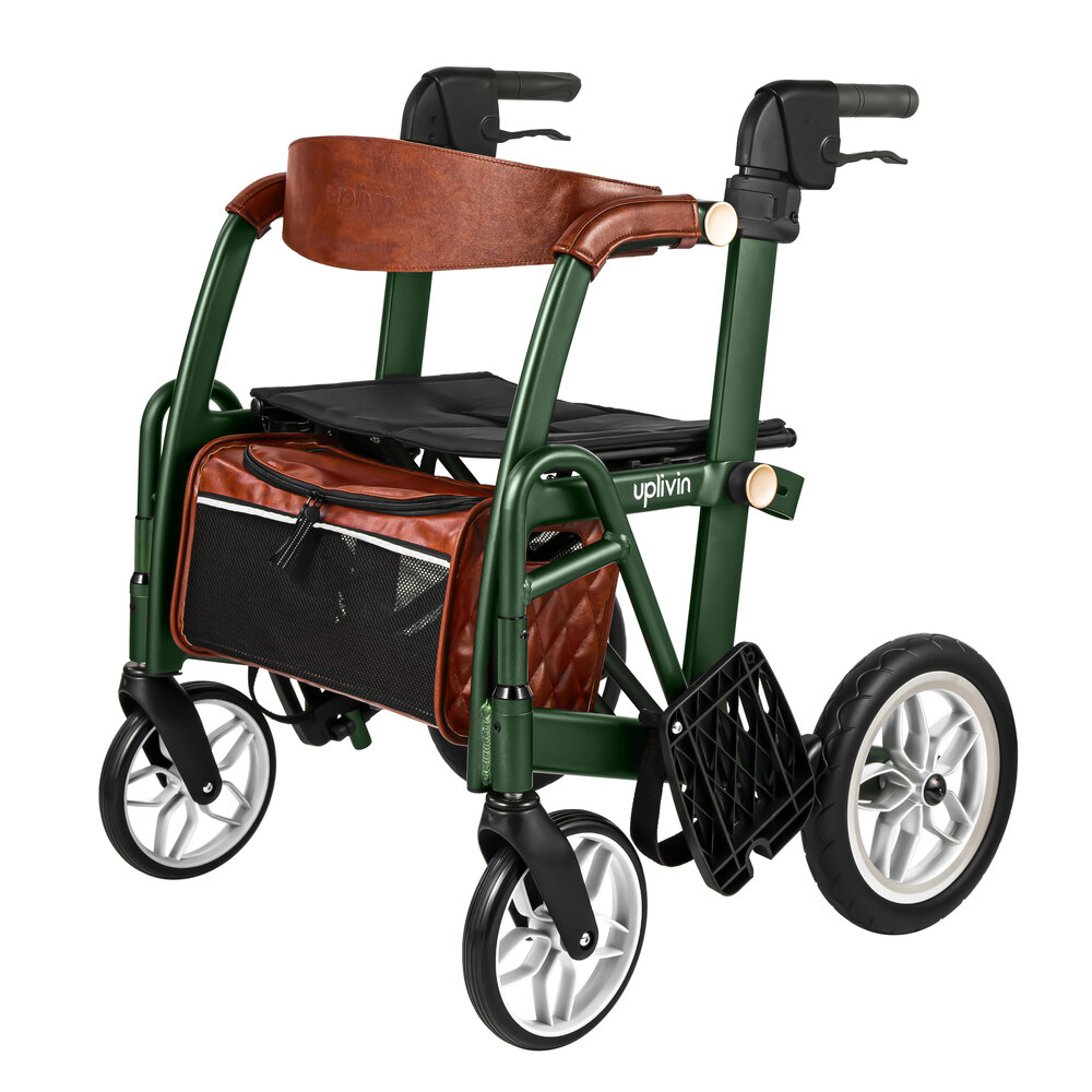 Uplivin Uplivin Glide 2-in-1 rollator en transportstoel – Groen