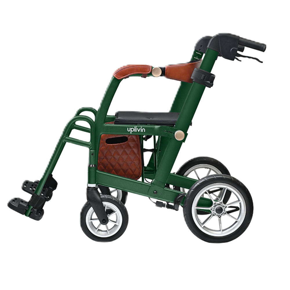Uplivin Uplivin Glide 2-in-1 rollator en rolstoel – Groen