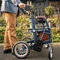 Uplivin Uplivin Glide 2-in-1 rollator en rolstoel – Blauw