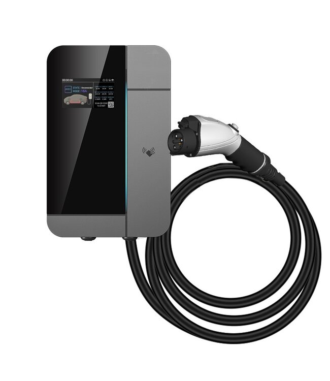 A23-PRO Laadpaal 11KW, Fase 3 , 16A, WIFI met app
