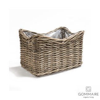 Gommaire tuinmeubelen Planter basket Nicolas - Rectangular