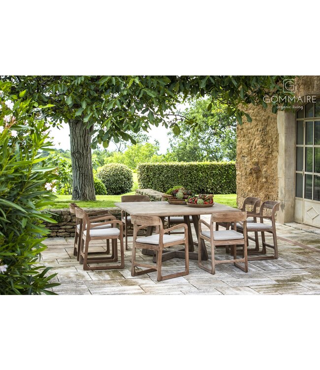 Stoel Sally - teak natural grey - outdoor