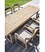 Eettafel Dennis Large - teak natural grey