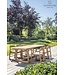 Eettafel Dennis Large - teak natural grey