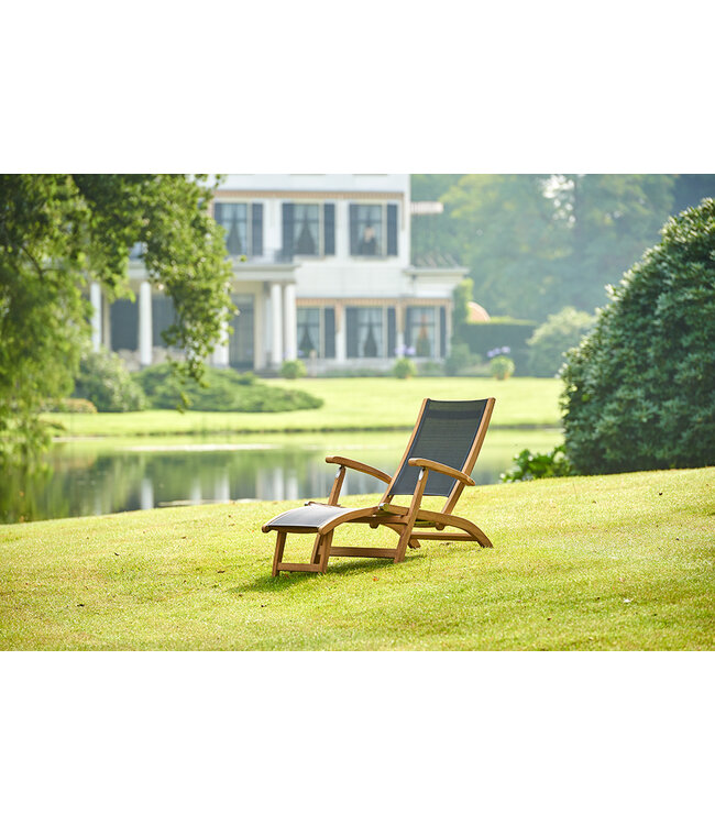 Kate deckchair - zwart