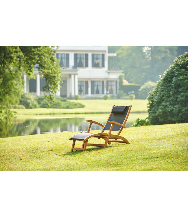 Kate deckchair - zwart