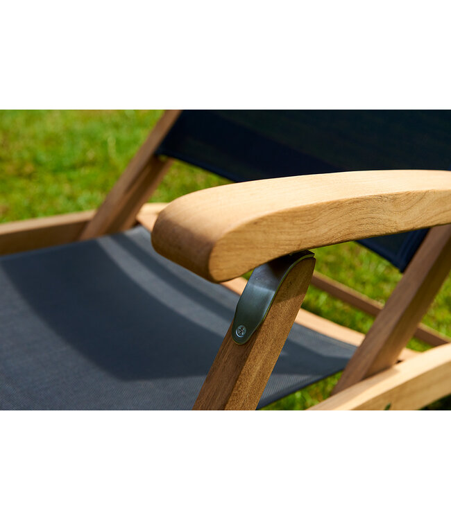 Kate deckchair - zwart