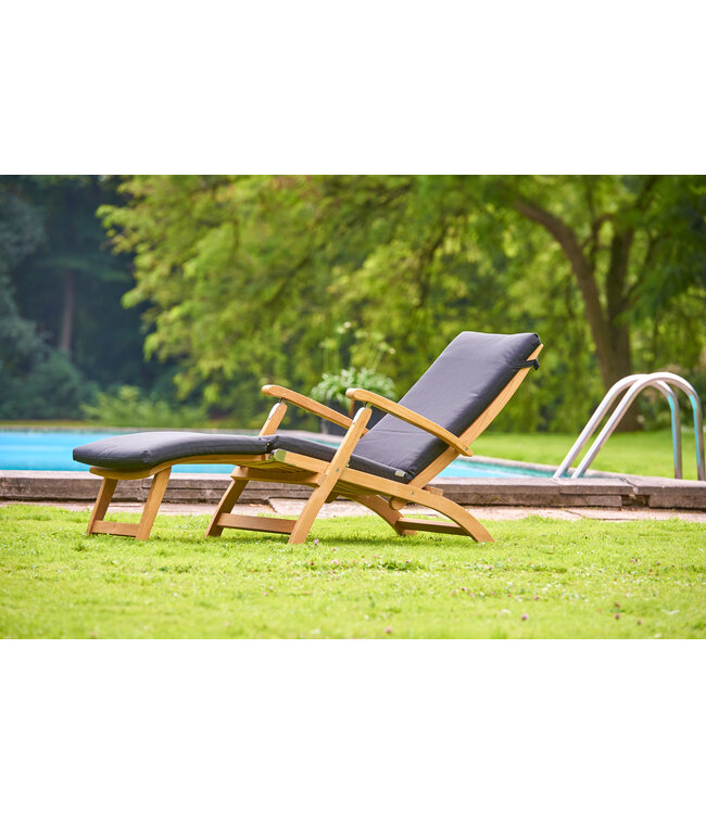 Kate deckchair - zwart