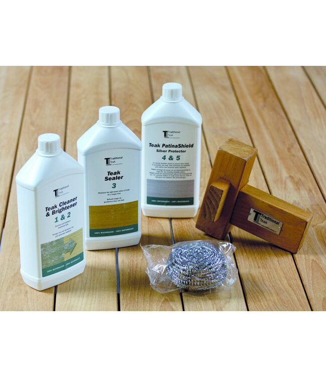 Teak Patina shield 4 & 5