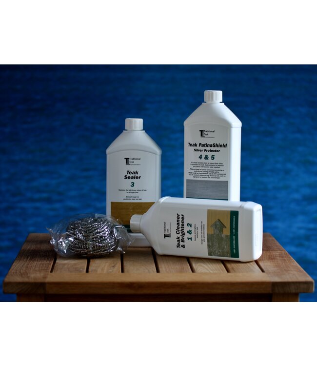 Teak Patina shield 4 & 5