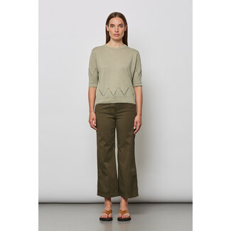 LaSalle Amsterdam Cropped Pants - Olive
