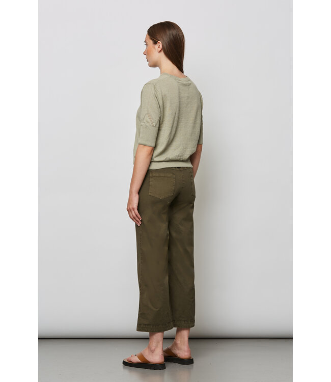 Cropped Pants - Blue