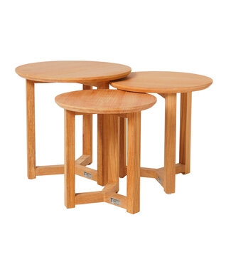 Traditional Teak Manon - set van 3