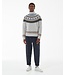 Barbour Roose Fair Isle Rollneck herentrui - Whisper White