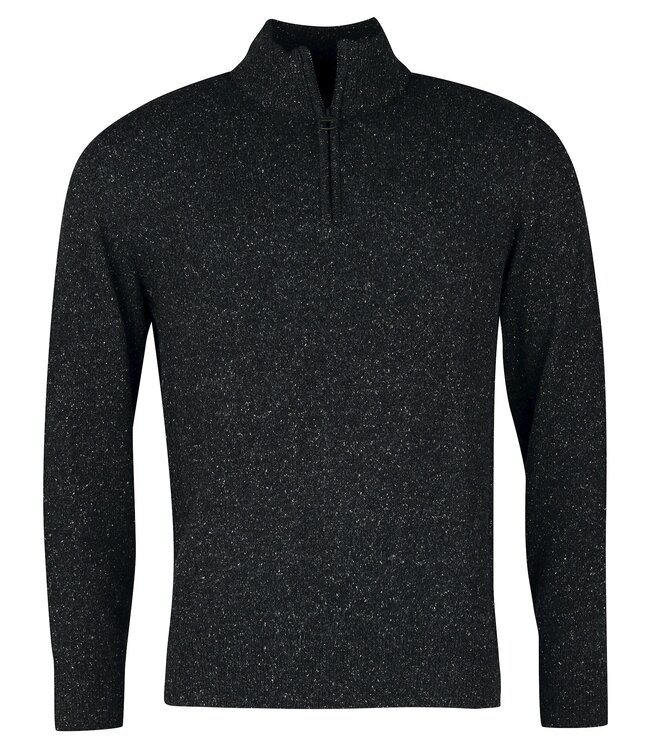 Barbour Essential Tisbury half zip - Black