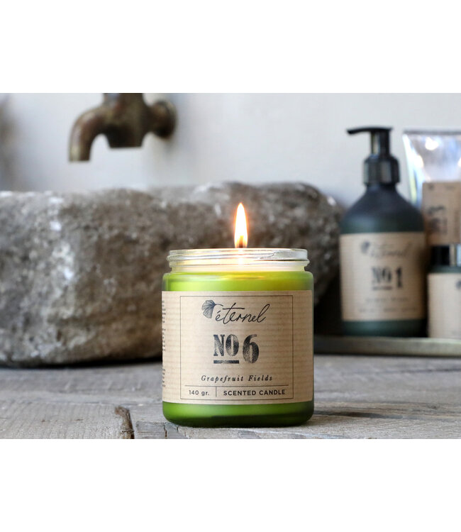 Scented candle no.6 Grapefruit Fields