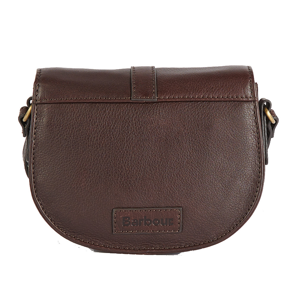 Barbour Laire Leather Saddle Bag Brown 't Swarte Schaep