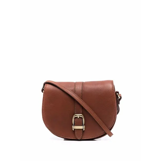 Laire Leather Saddle Bag Brown