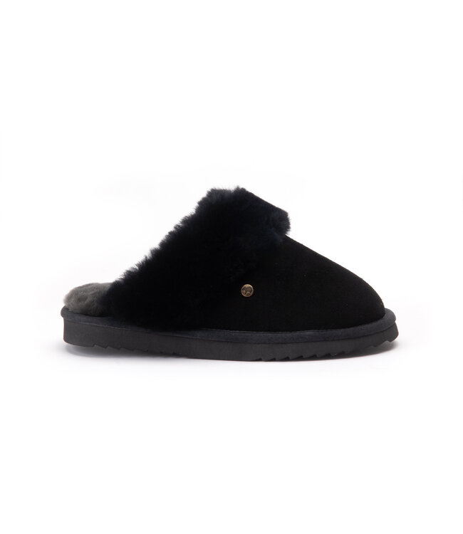 Warmbat Flurry - Dames Suede Zwart