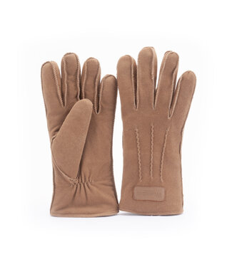 Warmbat Dameshandschoenen -  Goat Suède – Cognac
