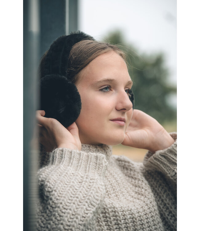 Warmbat Oorwarmers Bilby - Suede Black