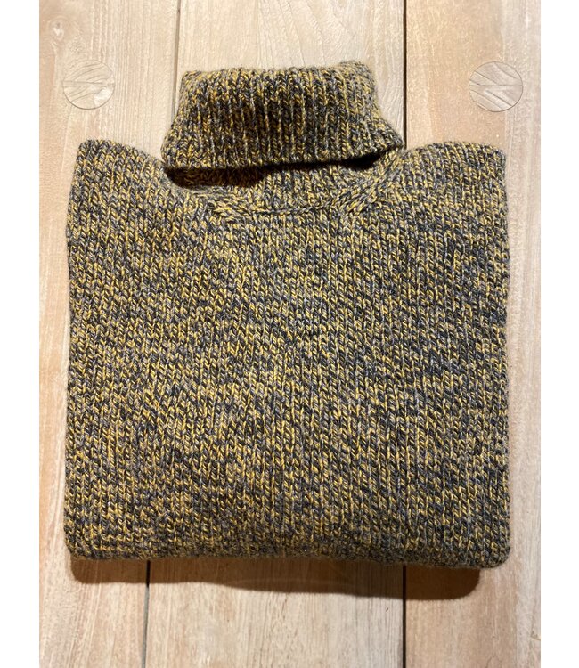 Heren Sweater - Chunky Neck - Tapenade