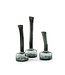 Vaas Tuba Small - Grijs - Glas